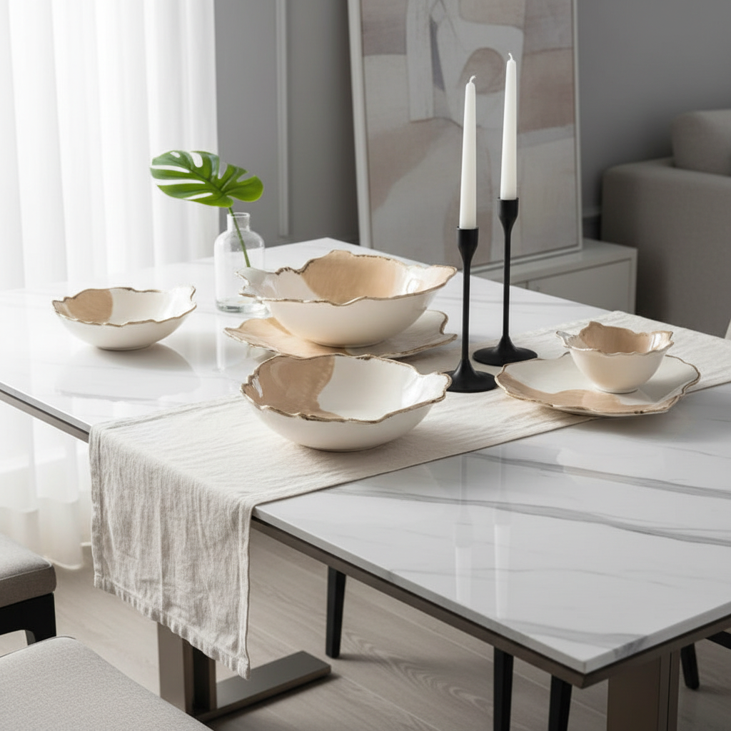 Porcelain Latte Set-26 Pieces