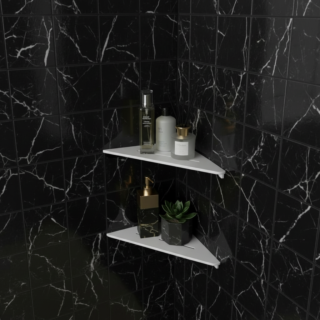 Bathroom Modern Corner Storage Shelf