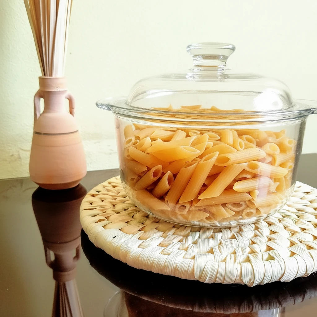 Halfa Staggered Round Heat Resistant Placemats | 15 cm