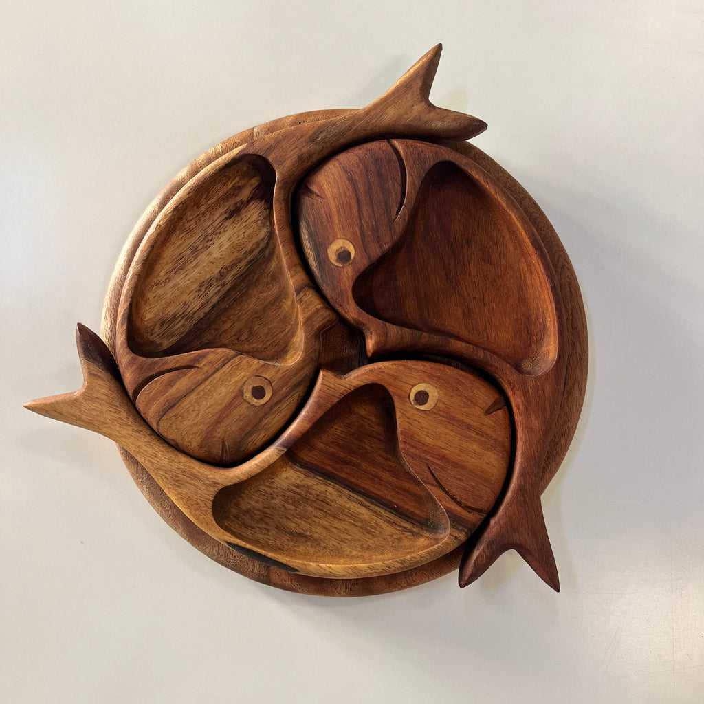 Rosewood Snack Plate | Fish