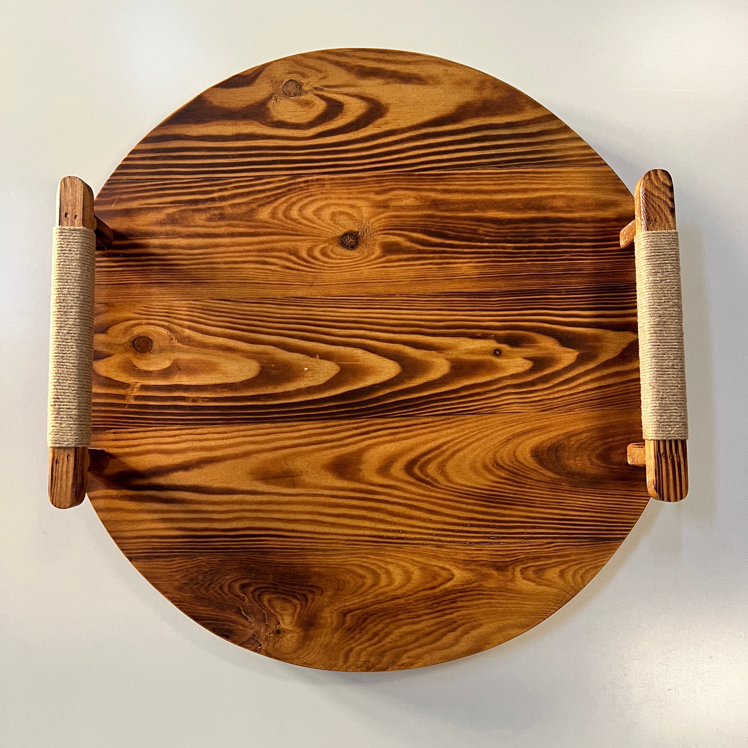 Wood Tray Round 45 cm