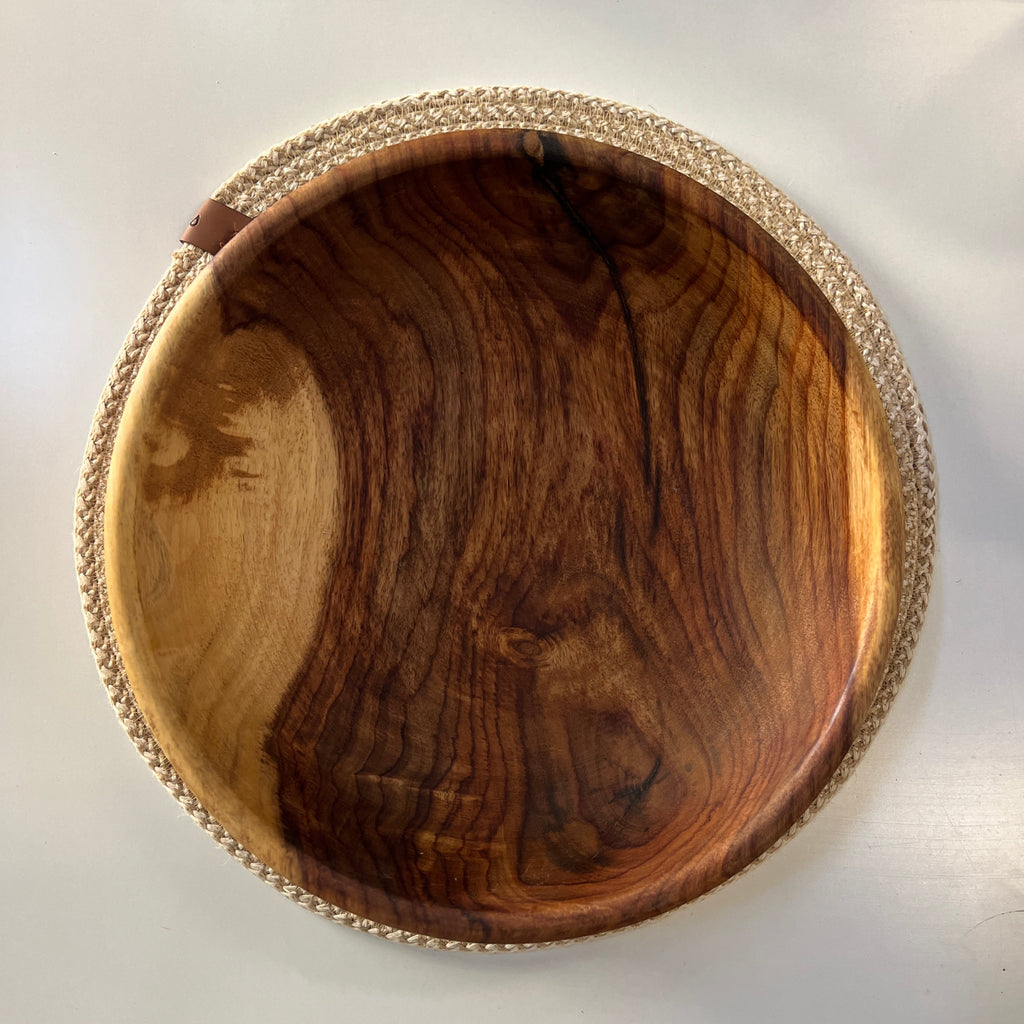 Rosewood Round Plate 30 cm