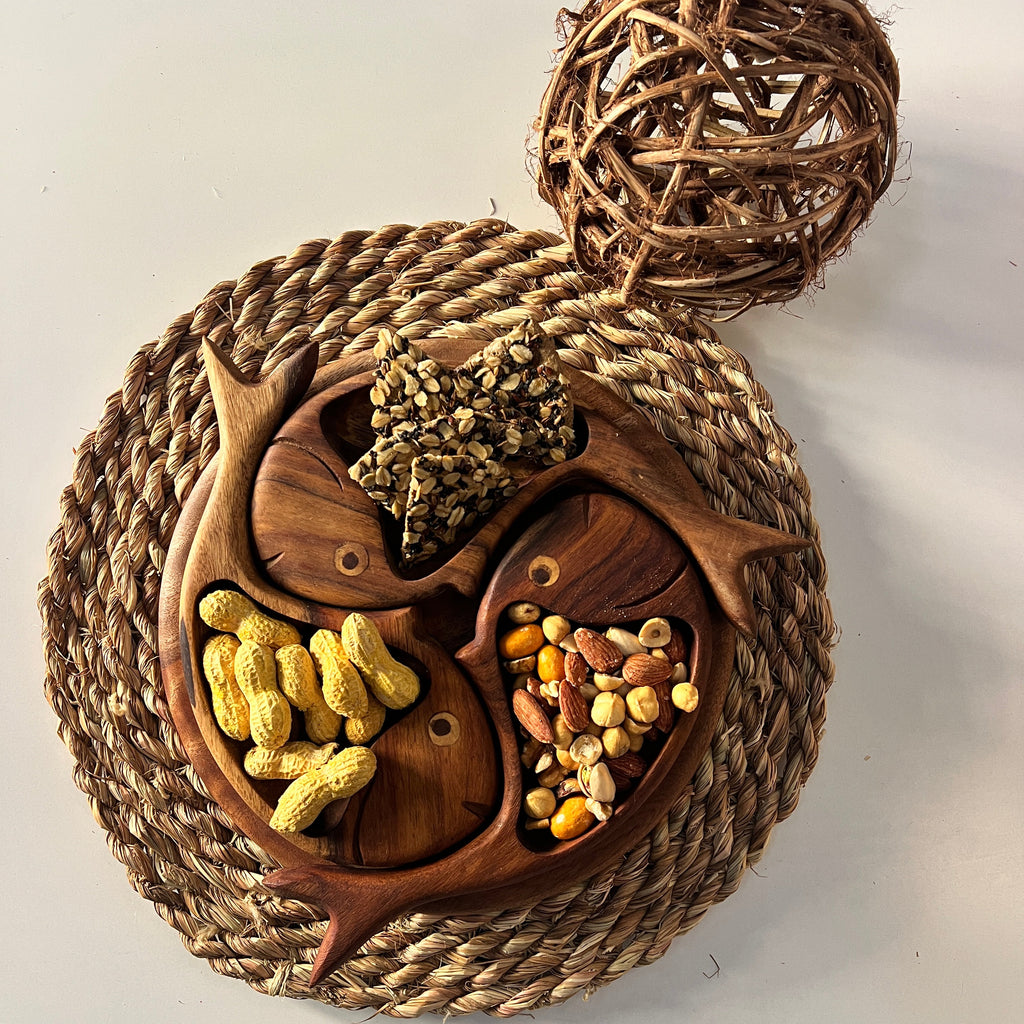 Rosewood Snack Plate | Fish