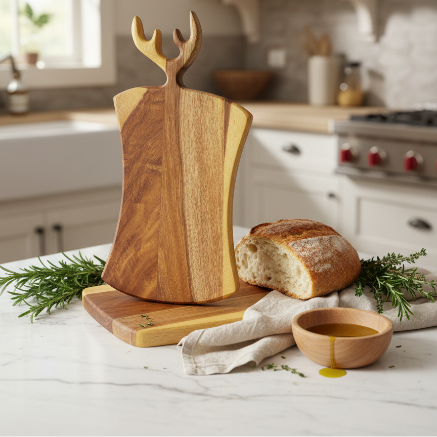 Rosewood Cutting Board | Curvy