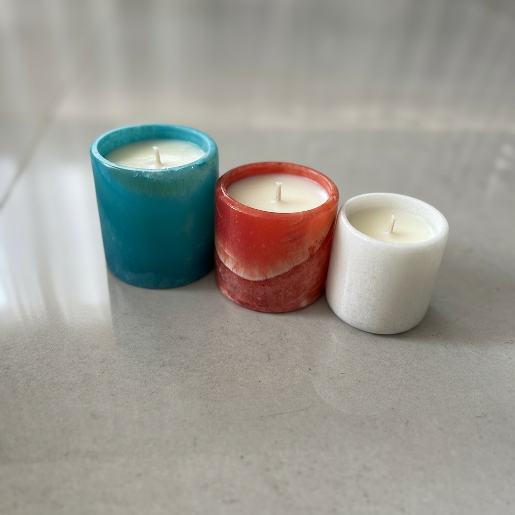 Marble Candles