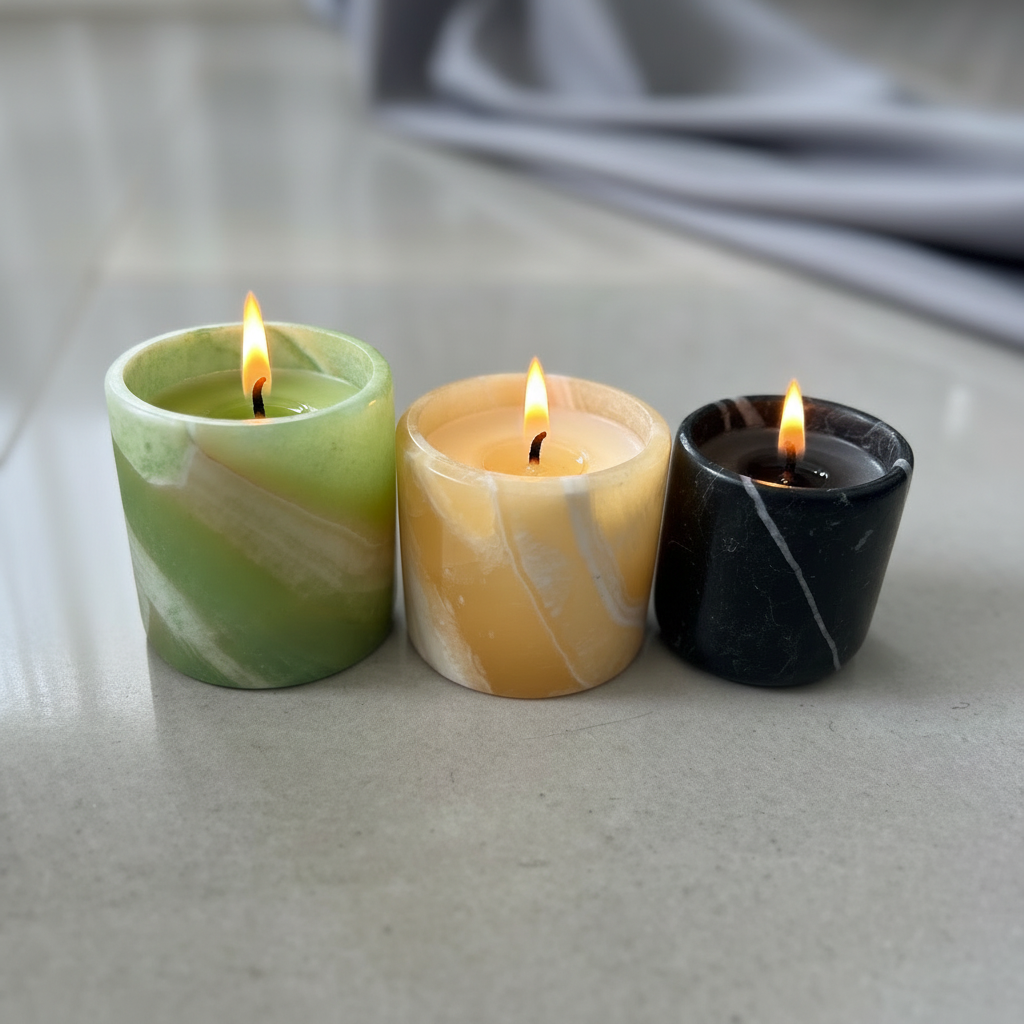 Marble Candles