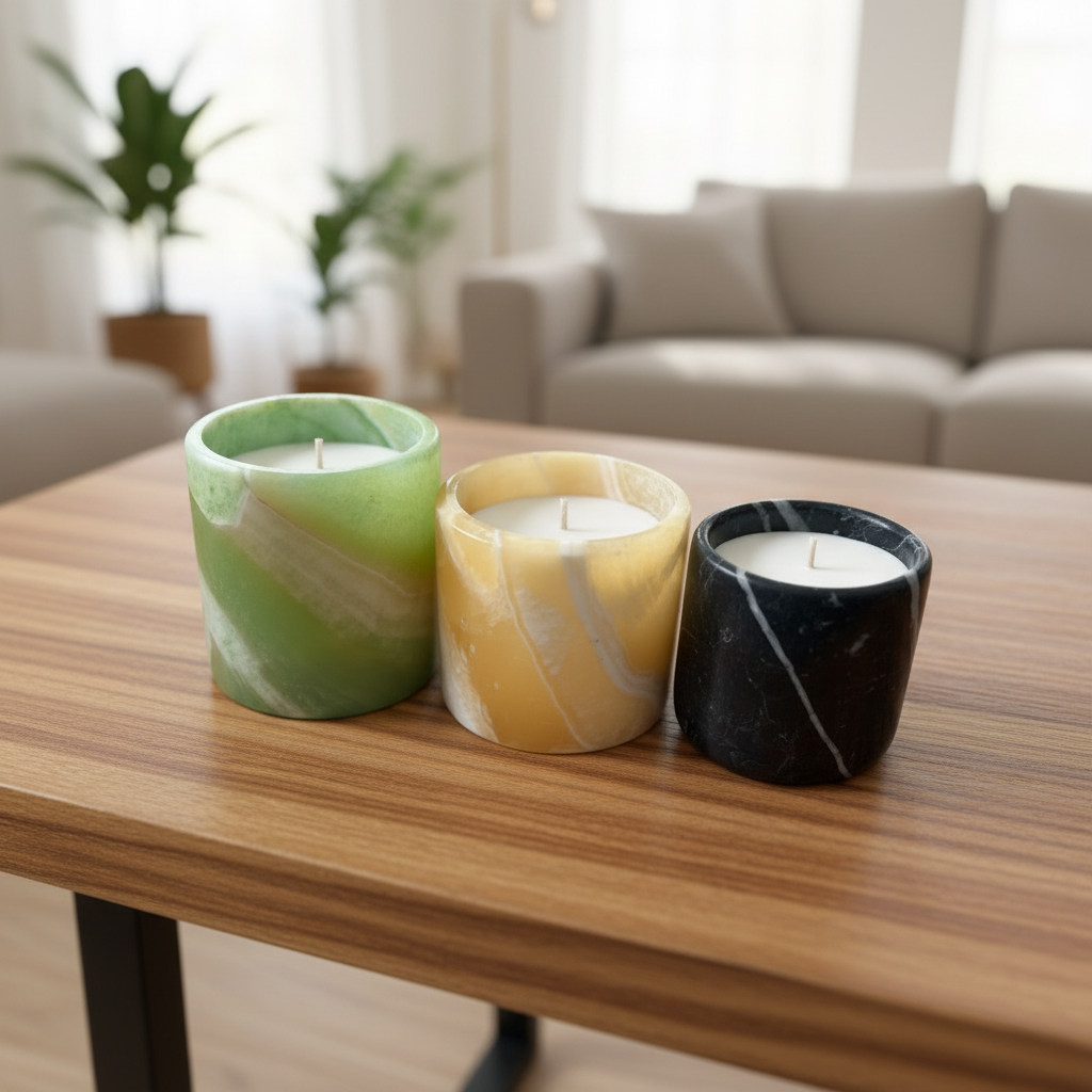 Marble Candles