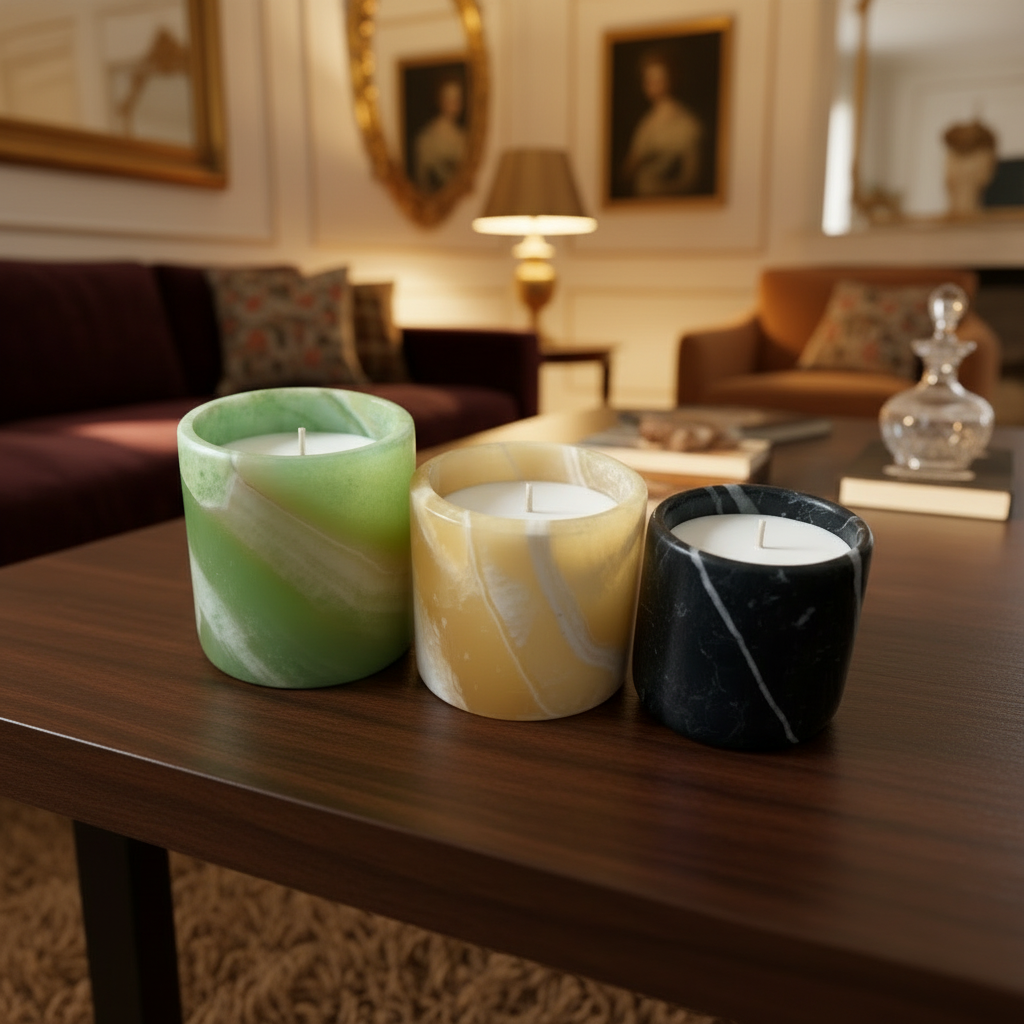 Marble Candles