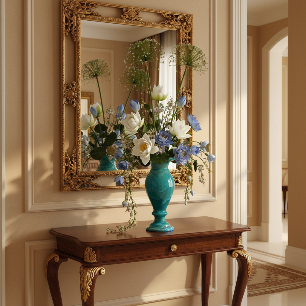 Marble Turquoise Vase