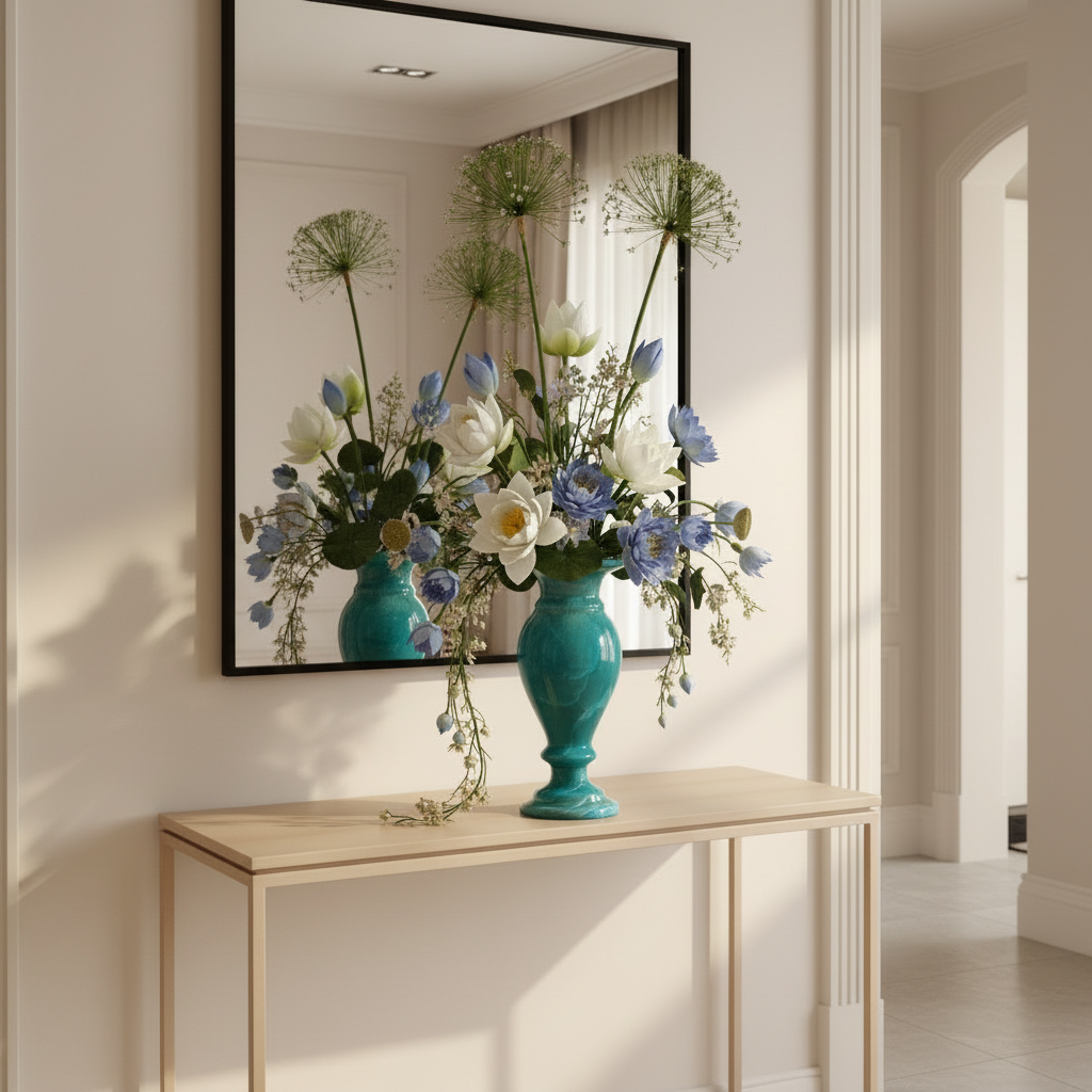 Marble Turquoise Vase