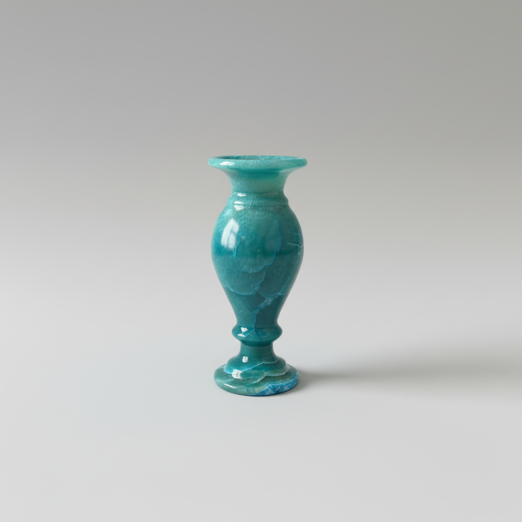 Marble Turquoise Vase